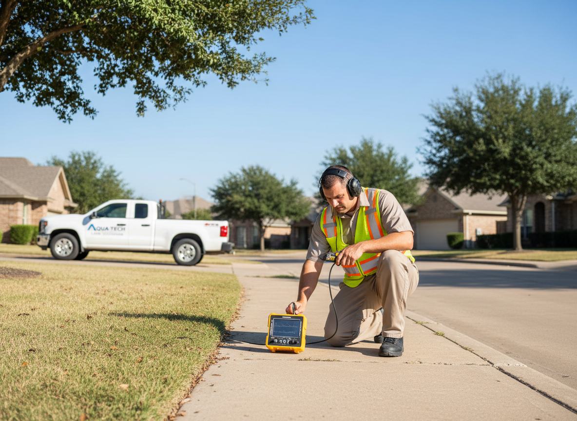 Water Line Leak Detection in The Colony, TX